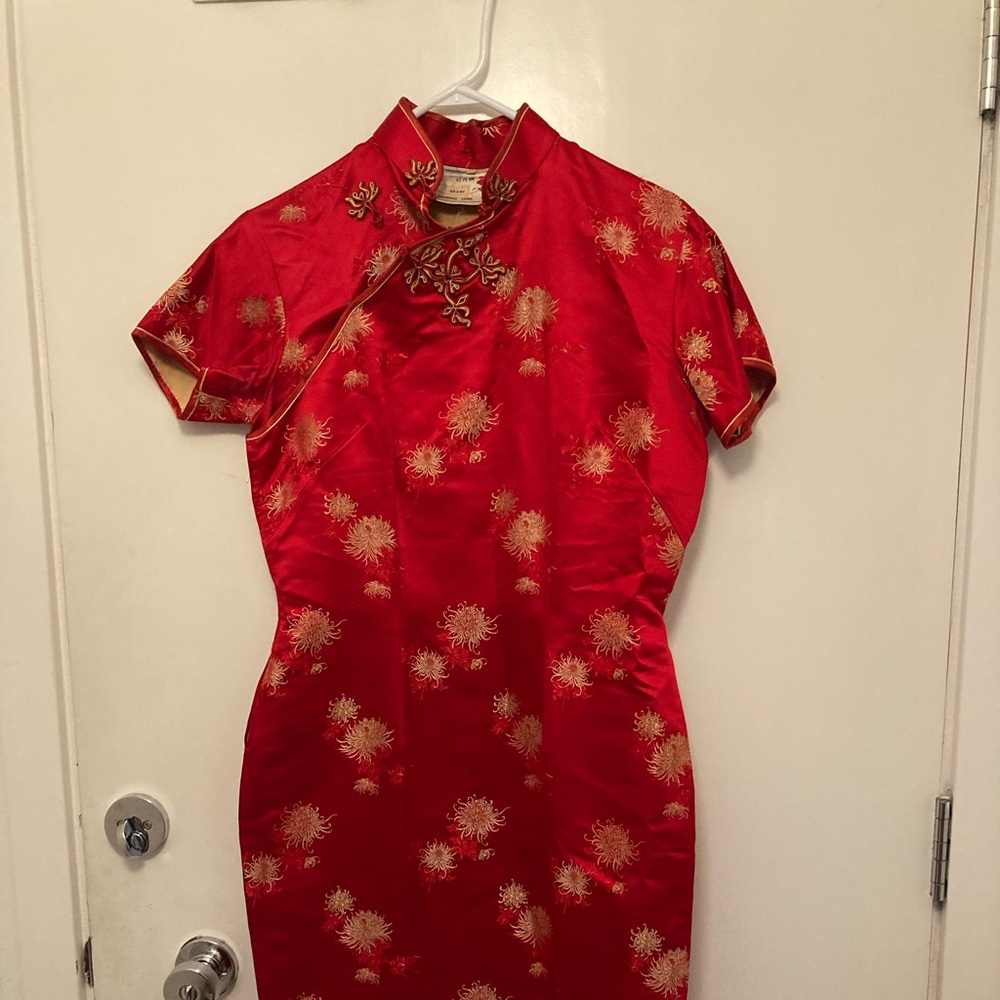 Peony cheongsam/qipao dress